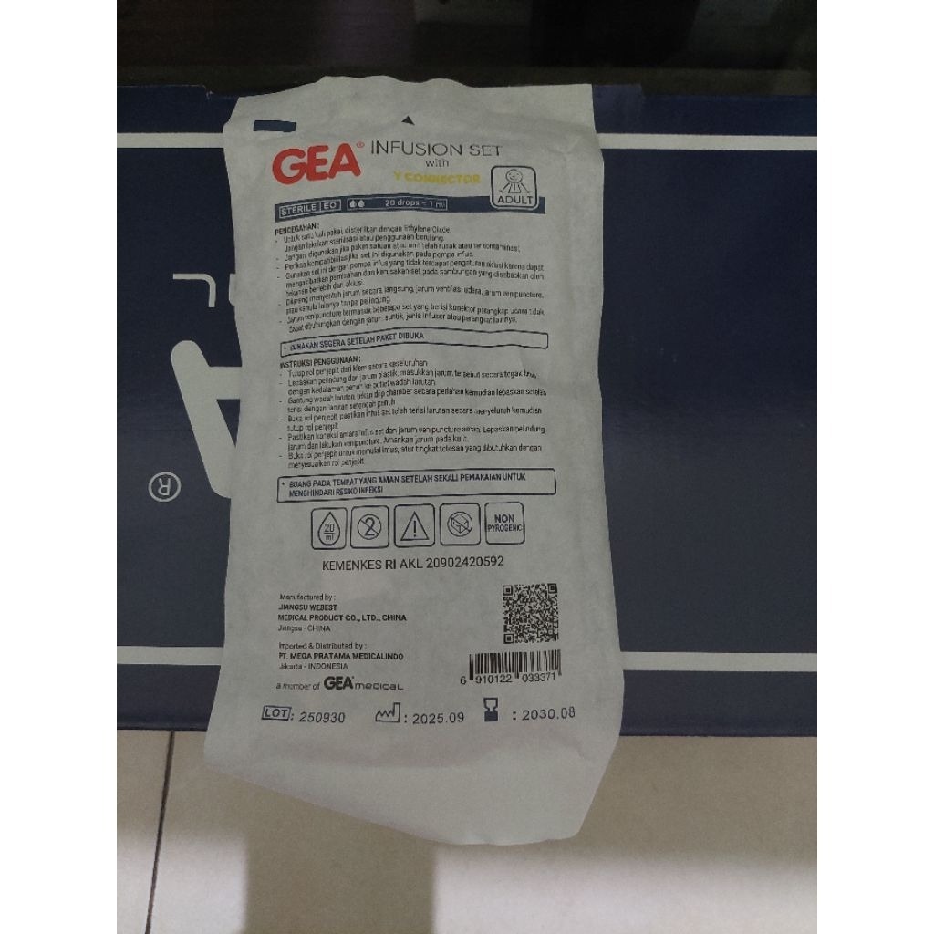 Infuset TYPE Y Gea Dewasa