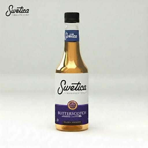 Butterscotch Syrup Swetica Premium 760ml | Sirup Kopi Kekinian Cafe & Home
