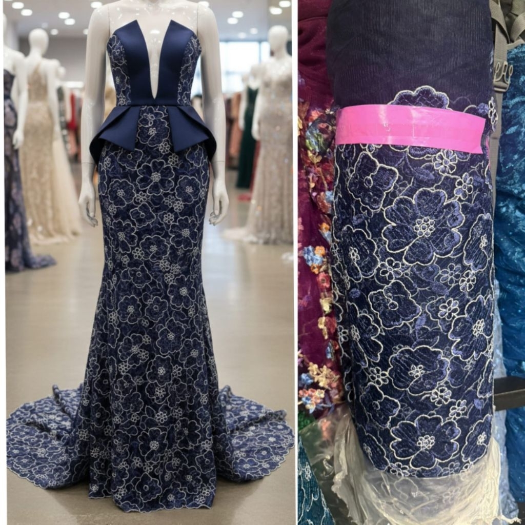 kain brokat tile nagita bordir mewah anggun