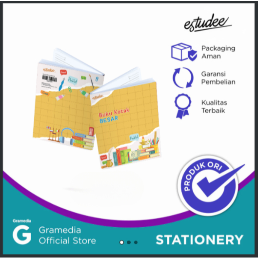 GRAMEDIA PONTIANAK - Estudee Buku Kotak Besar K - BUKU TULIS