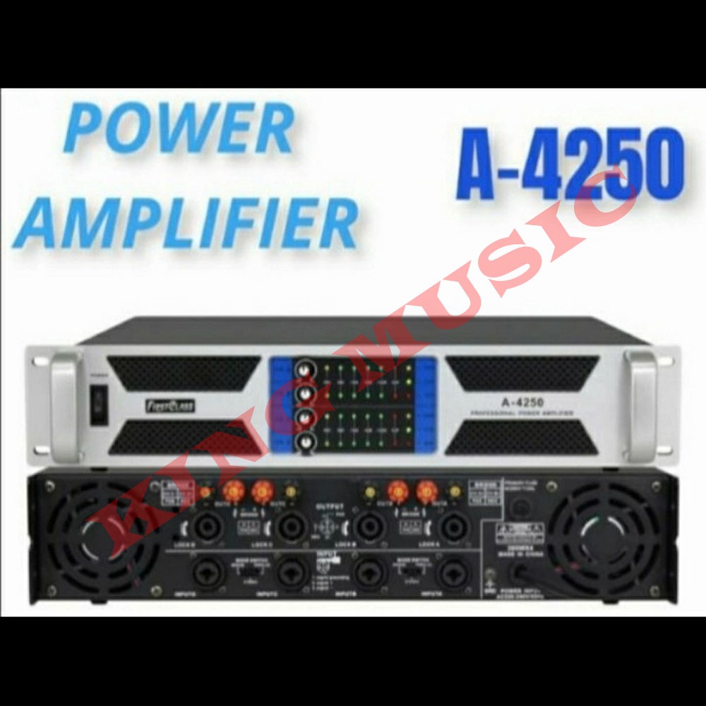 Power Ampli 4 Channel FIRSTCLASS A4250 Original 4 Chanel A 4250