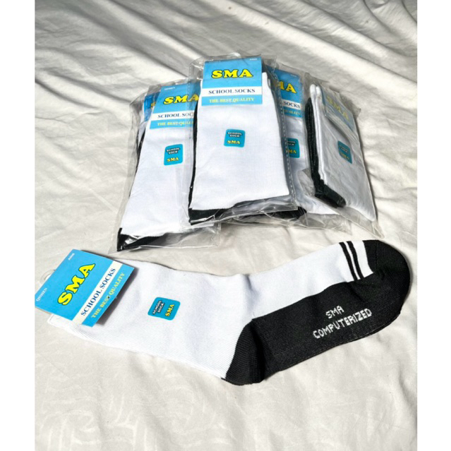 6 pasang kaos kaki anak sekolah bahan premium / kaos kaki anak sekolah SMA
