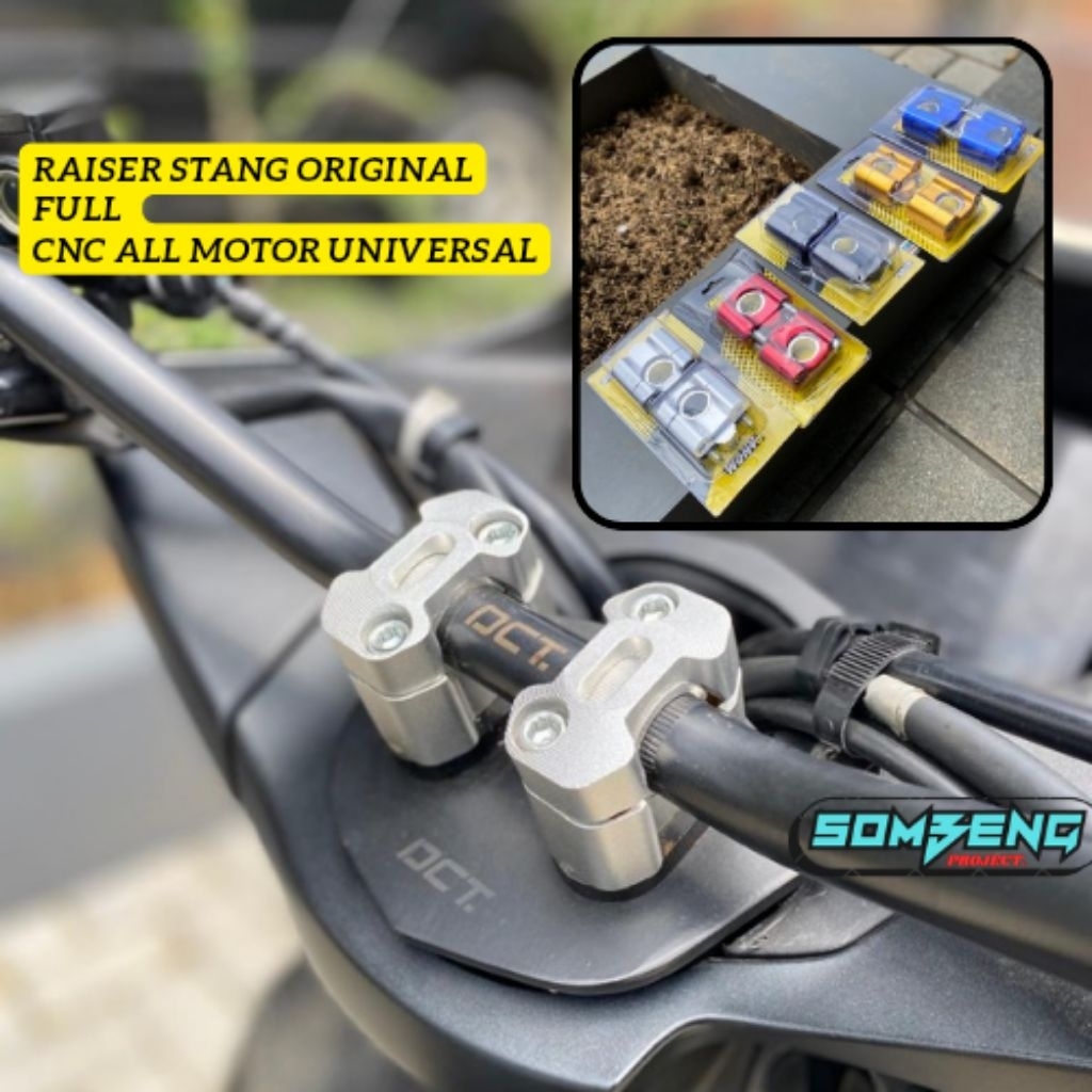 Raiser Stang Protaper Fatbar Rbt Dudukan Riser Peninggi Setang Original Full Cnc Motor Universal