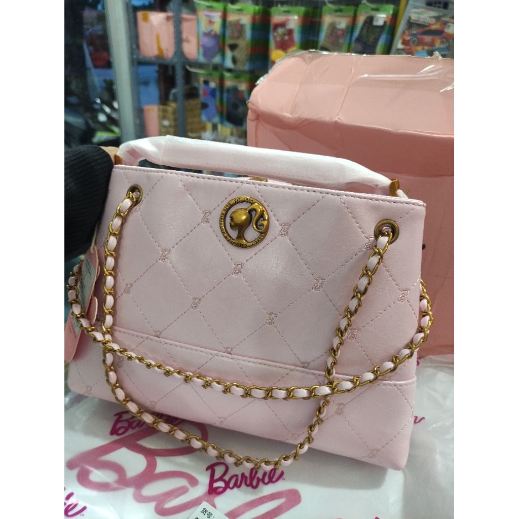 Newww Tas barbie tali rantai limited original Barbie 100%