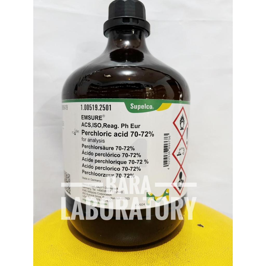 PERCHLORIC ACID 70-72% / HClO / Asam Perklorat MERCK 100519 2,5L