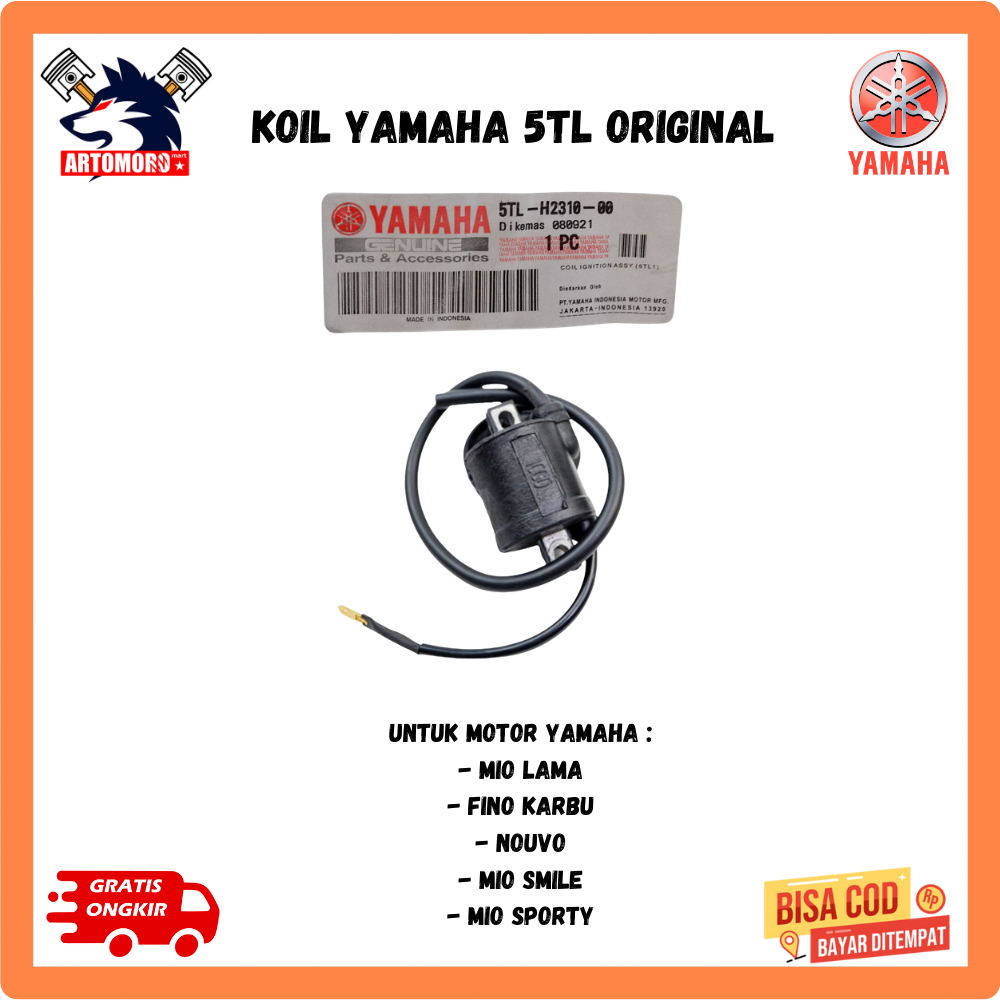 Ori koil mio - koil mio sporty - kuil yamaha mio smile - koil fino karbu - 5TL Original