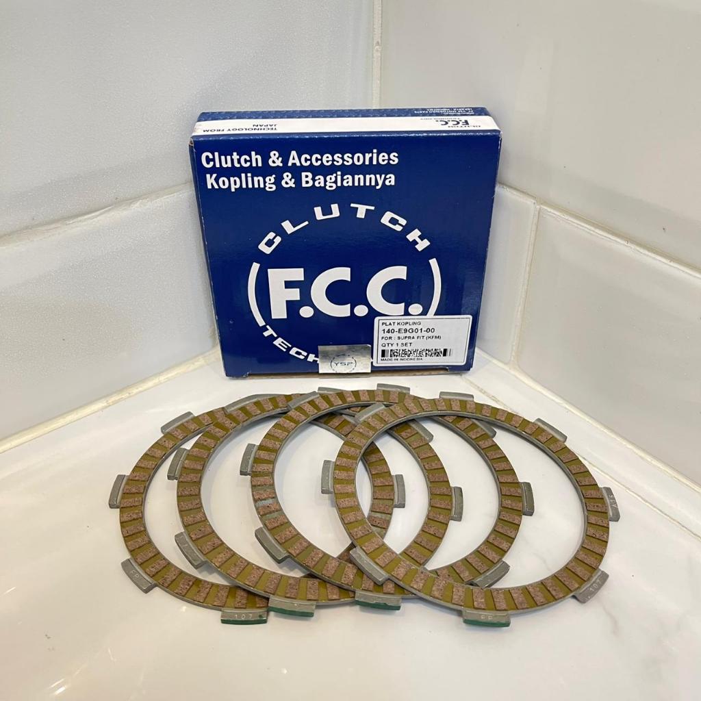FCC-GK2 PLAT KOPLING SET KARISMA / SUPRA X 125 ASLI ORIGINAL FCC / PLAT KOPLING FCC KARISMA