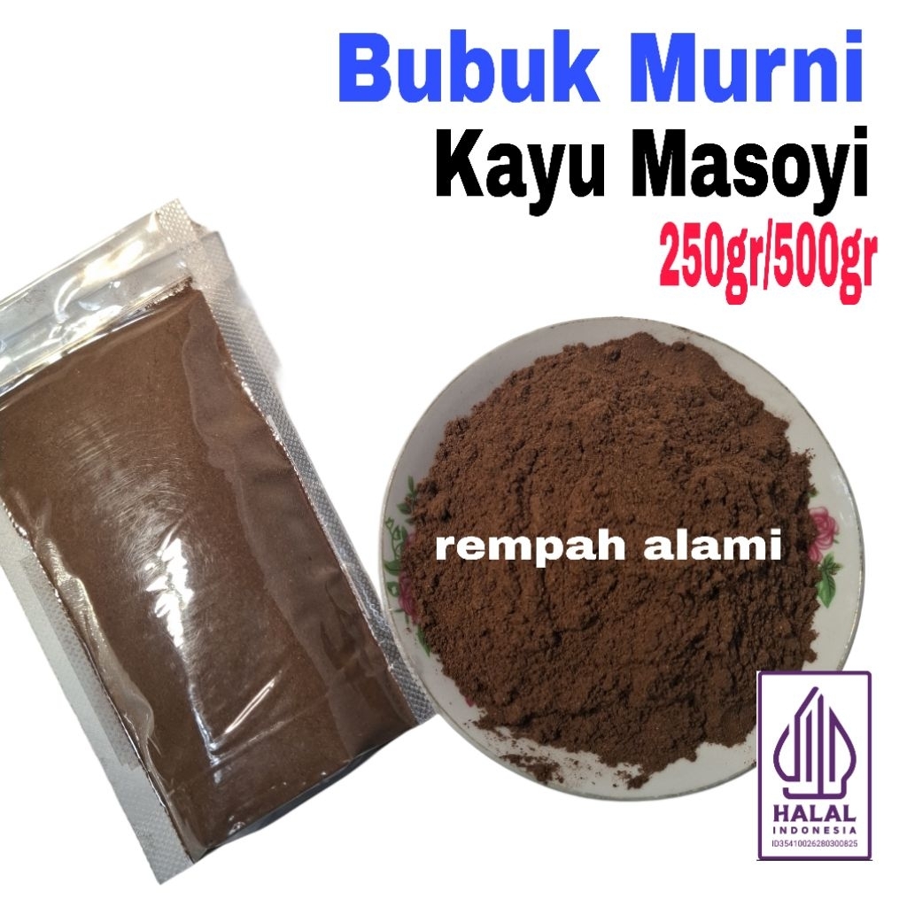 Masoyi / Kulit Kayu Masoyi Bubuk Murni 250/500gr