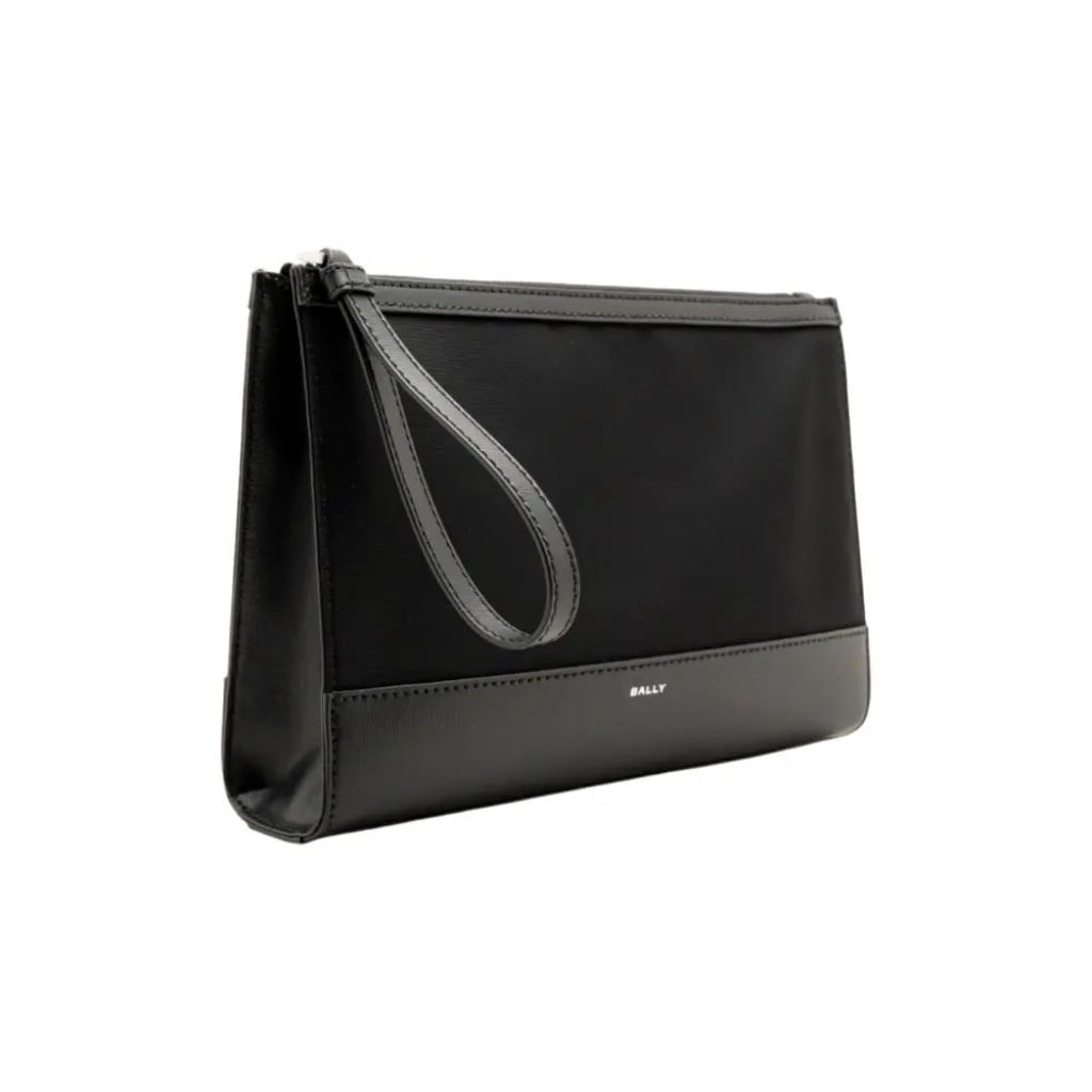 Bally Vogel Clutch Bag Black Men