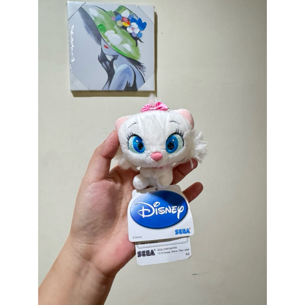 Boneka gantungan karakter Marie Cat Disney size 8cm Original / Boneka Disney Mariecat / Boneka Marie