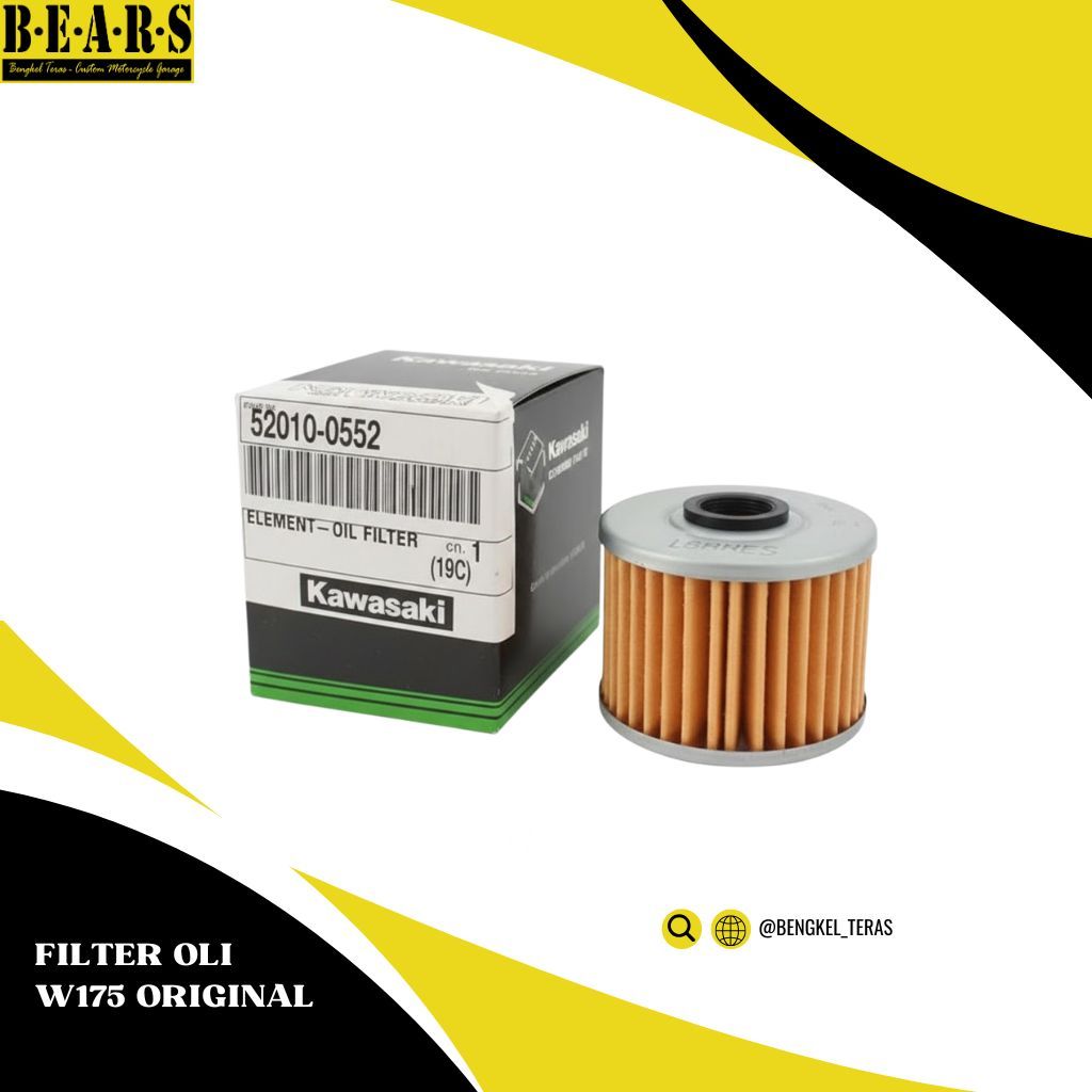 Filter Oli Kawasaki W175 Original