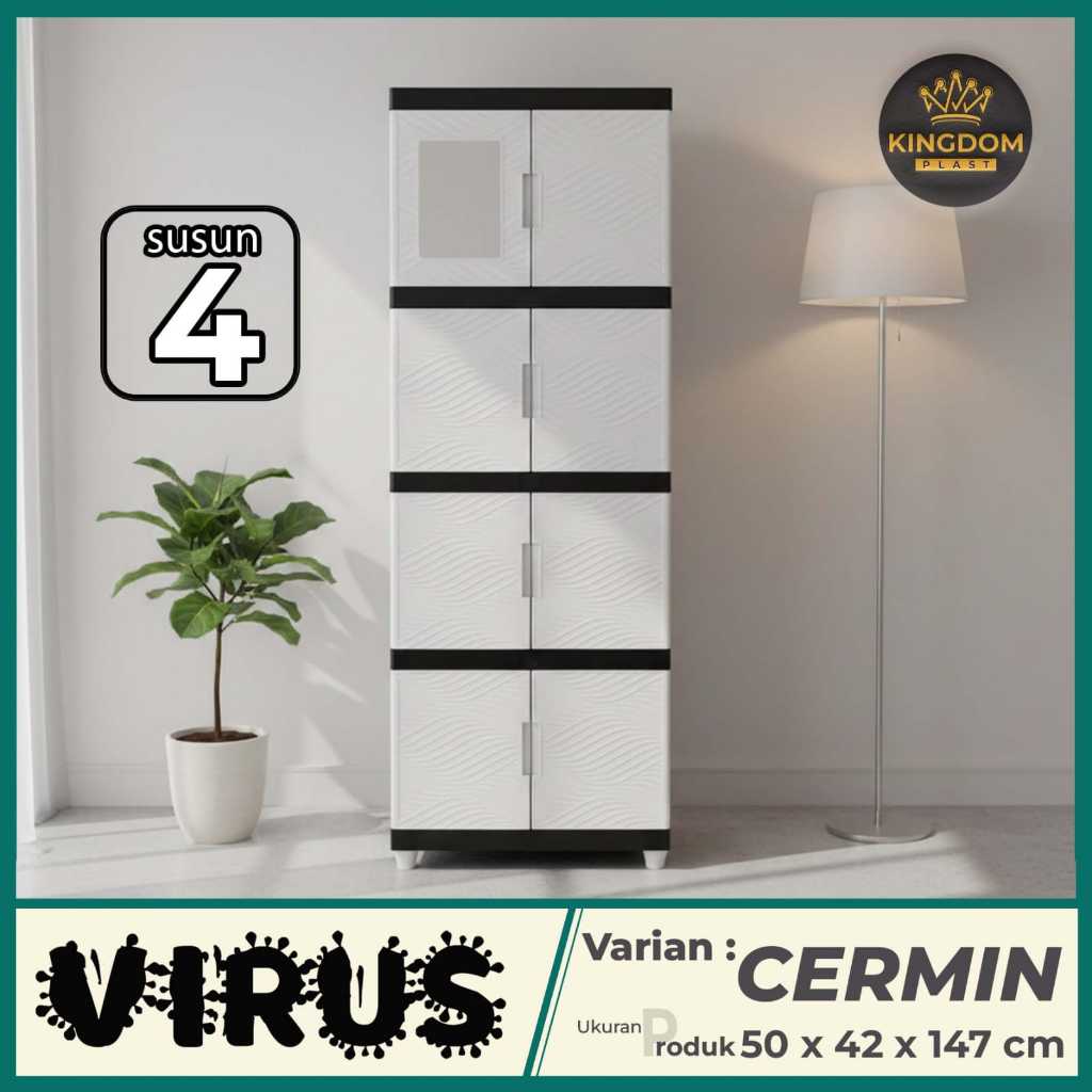 LEMARI PLASTIK / RAK SUSUN PLASTIK / LEMARI SUSUN PUTIH MINIMALIS SERBAGUNA