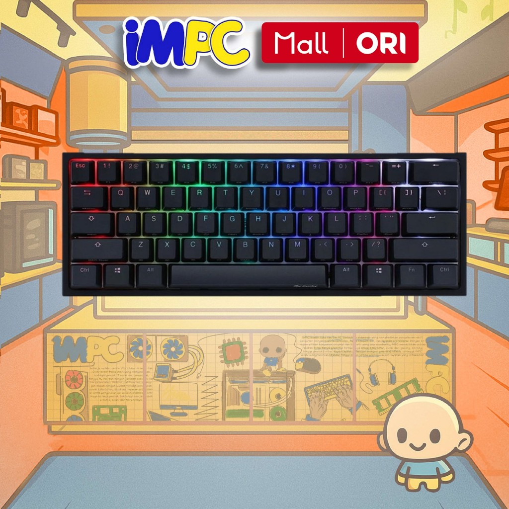 DUCKY ONE 2 MINI BLACK MECHANICAL KEYBOARD