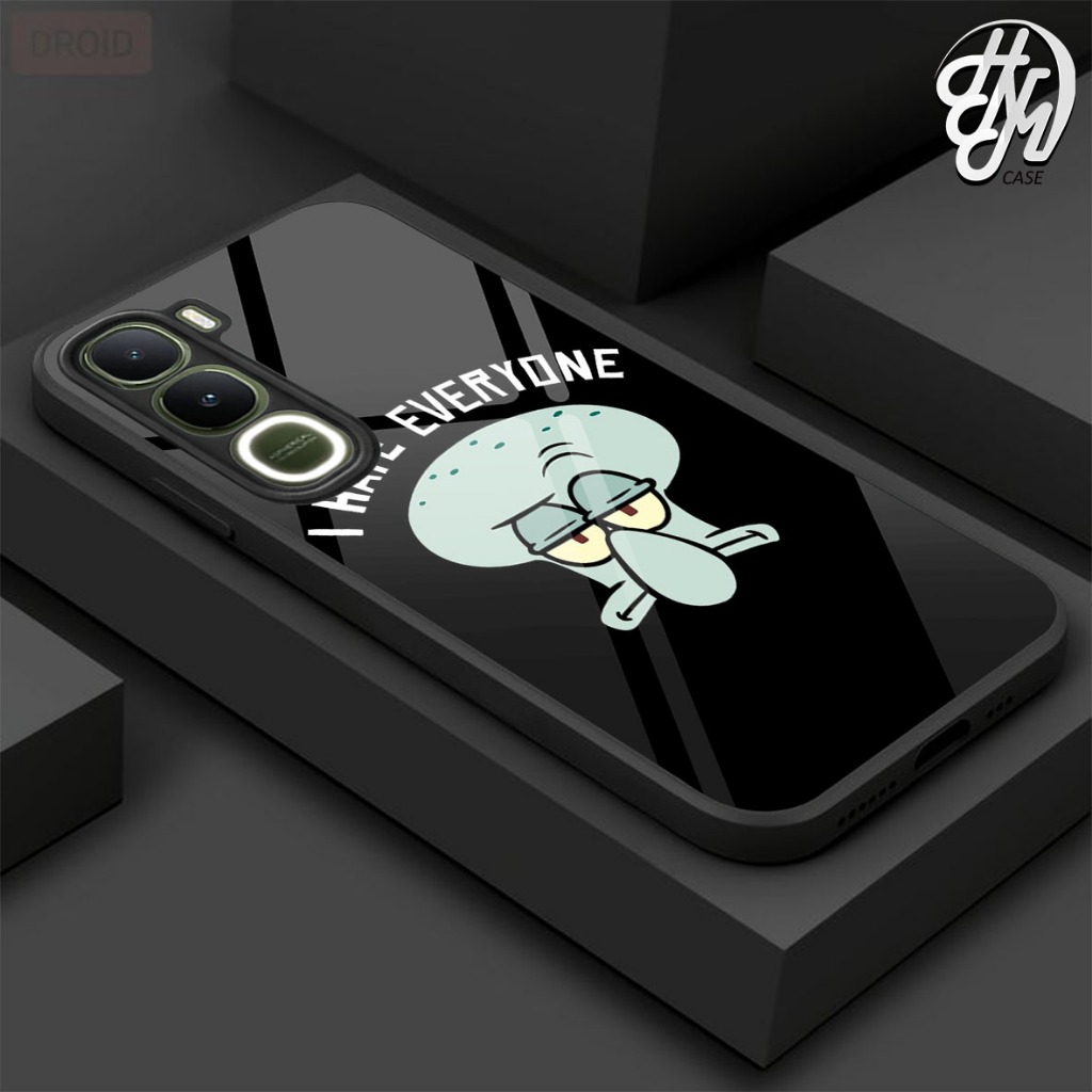 Casing Hp Untuk Vivo Y100 / Y400 / Y21D Terbaru - Fashion Kartun Squidward Case Murah Softcase Hardc