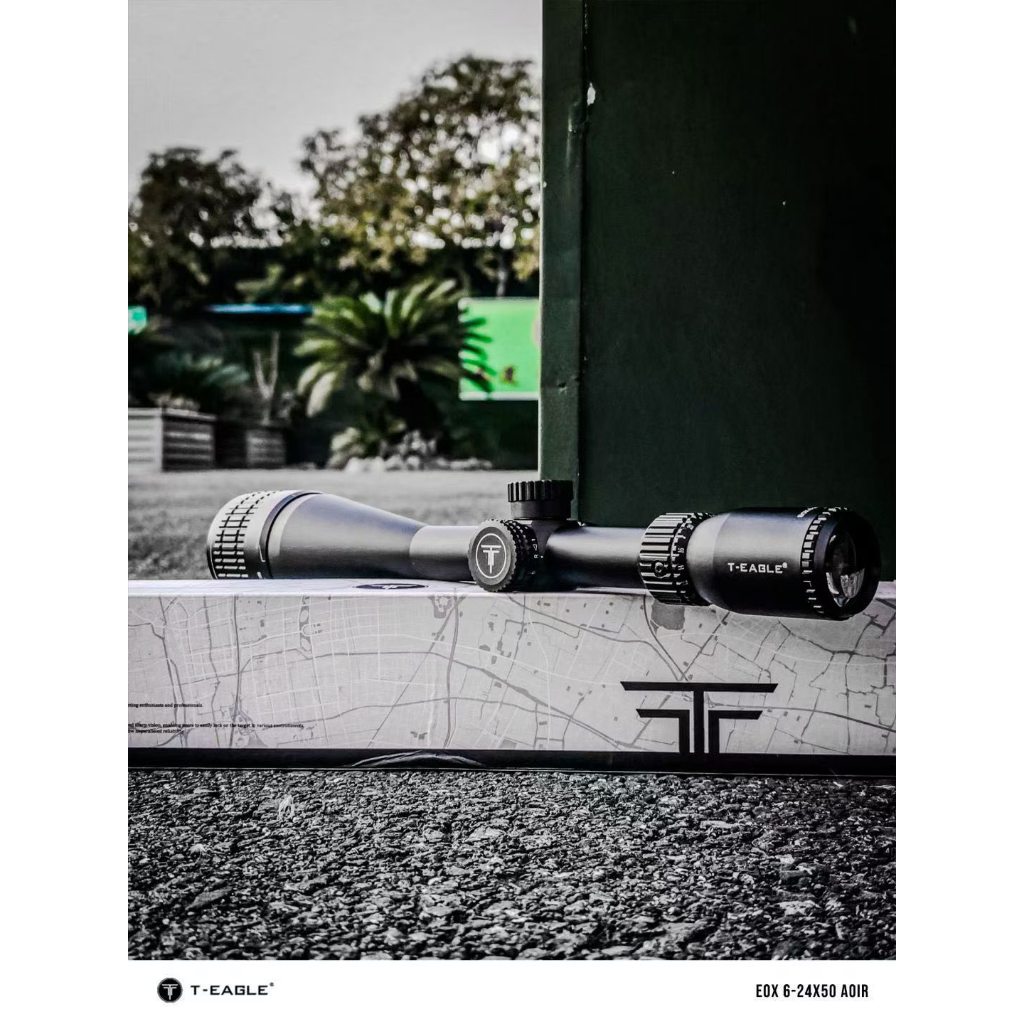 Lyn Teleskop T-Eagle Eox 6-24X50 Aoir Baru Reticle Nyala Merah Hijau