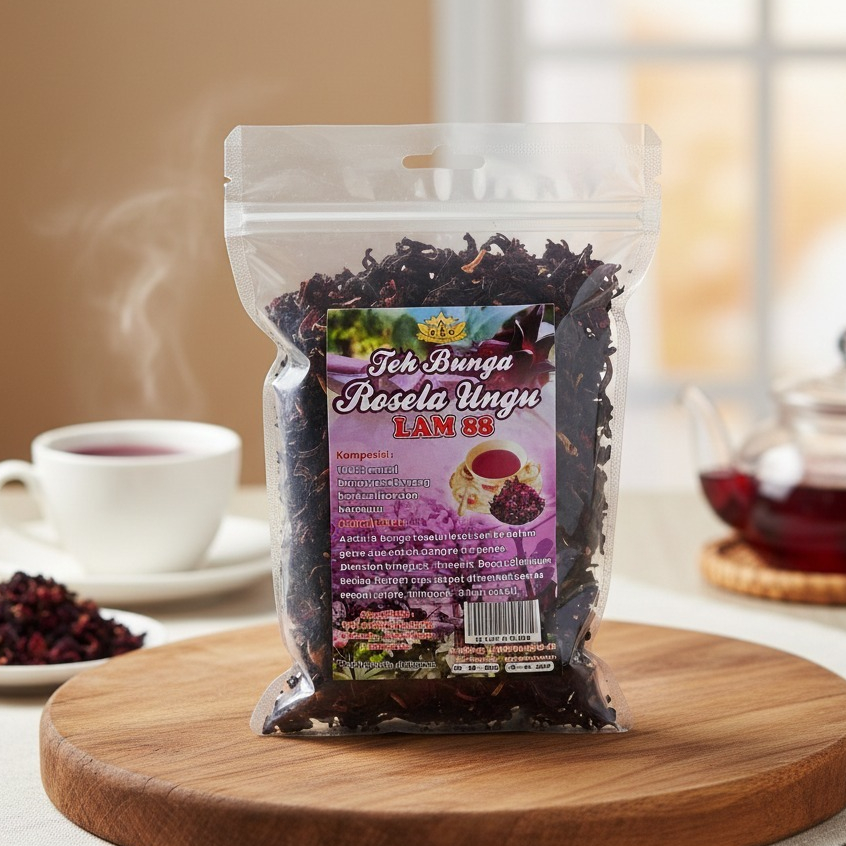 ROSELLA UNGU KERING 100 GR