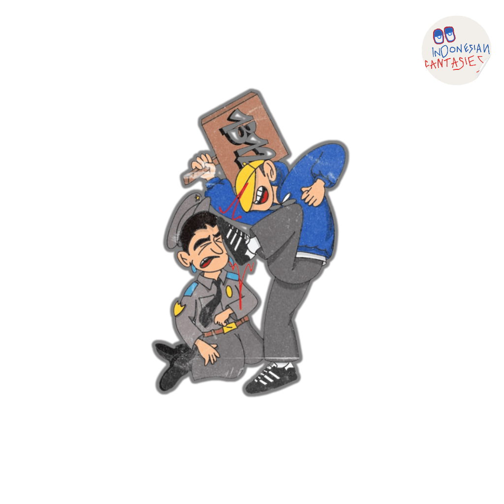 Stiker Kick The Police