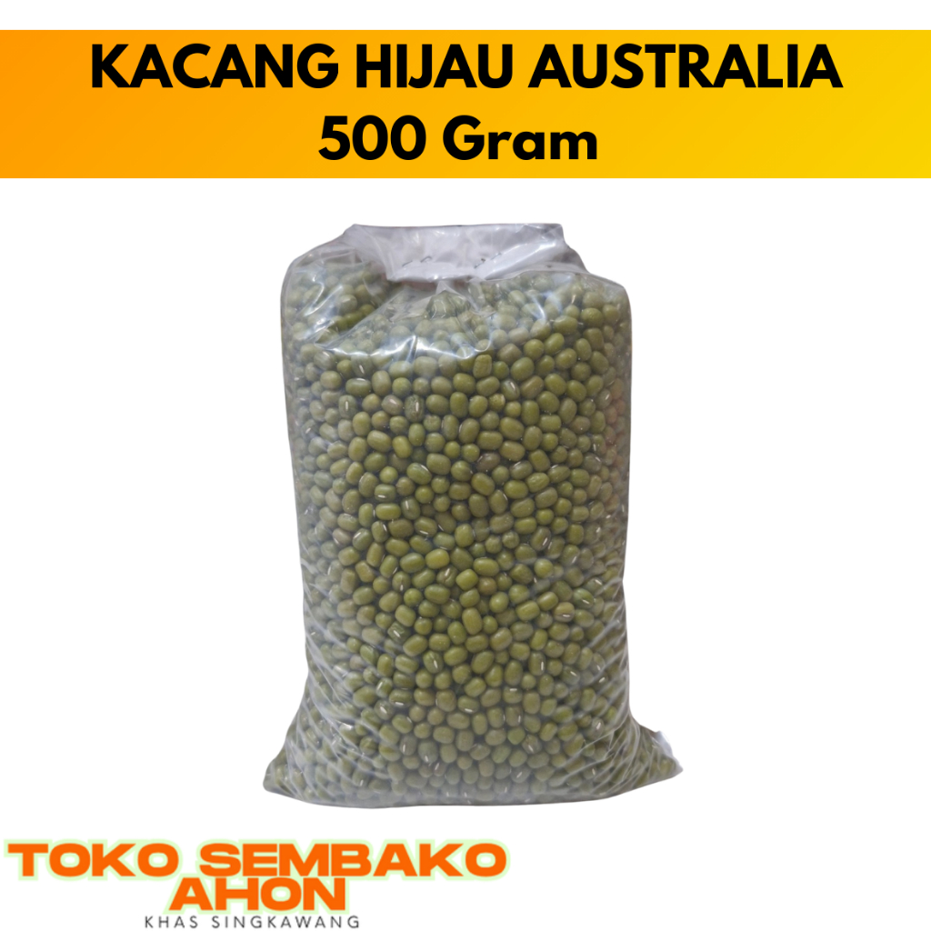 KACANG HIJAU AUSTRALIA 500 gram (IMPOR) / Kacang Hijau Import Australia / Green Bean Australia / Kac