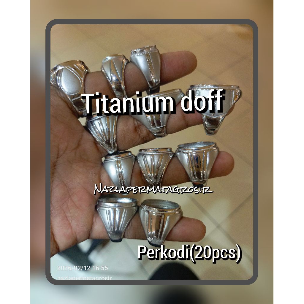 RING TITANIUM DOFF ISI 20 pcs (per kodi)
