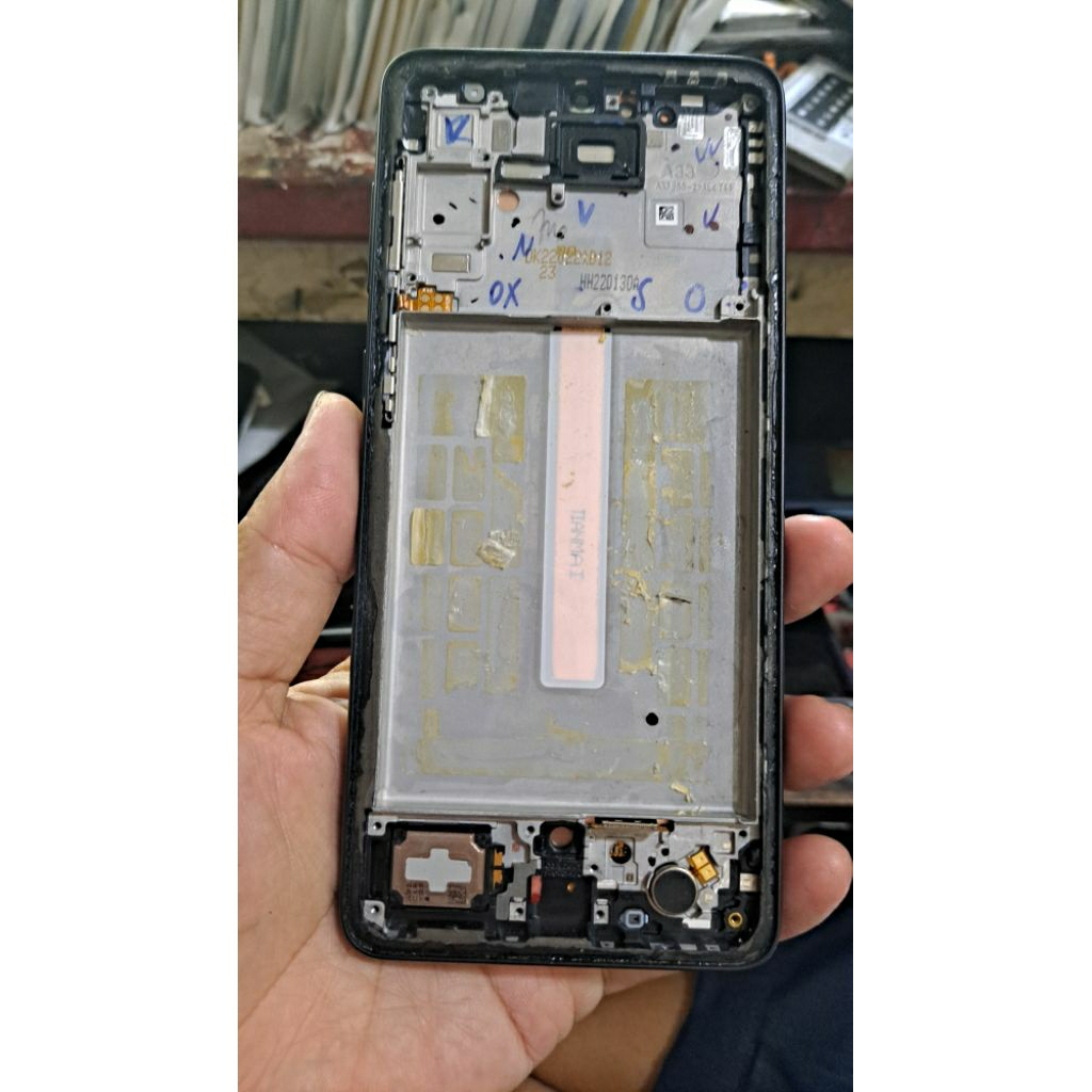frame tatakan lcd SAMSUNG A33 ori cabutan