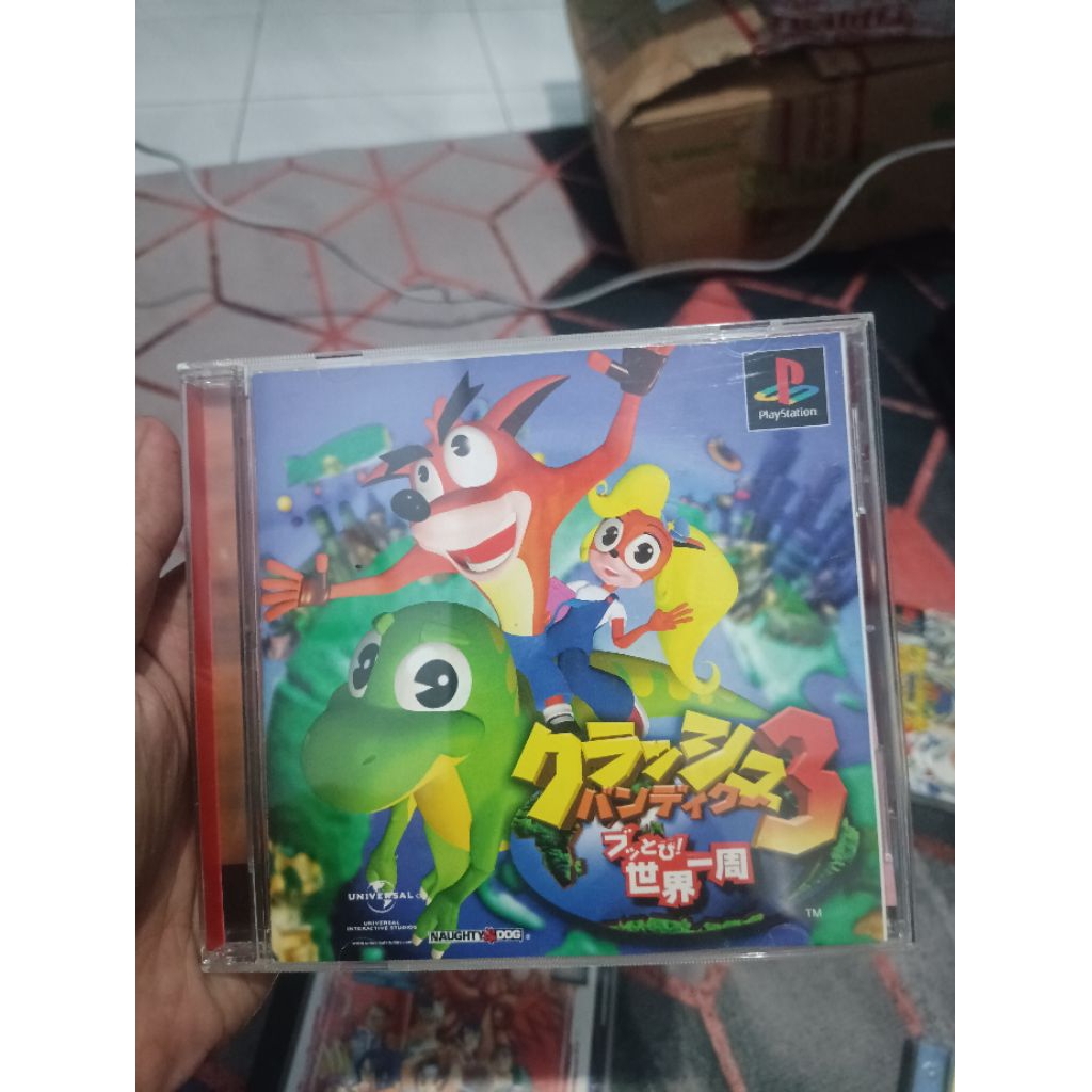 Kaset PS1 Ori Original Crash Bandicoot PS1 JP