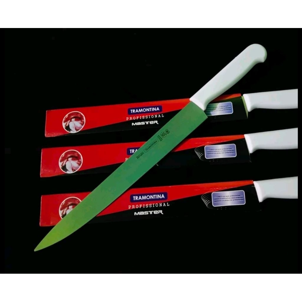 pisau dapur/pisau daging serbaguna tramontina Brazil 10inci original