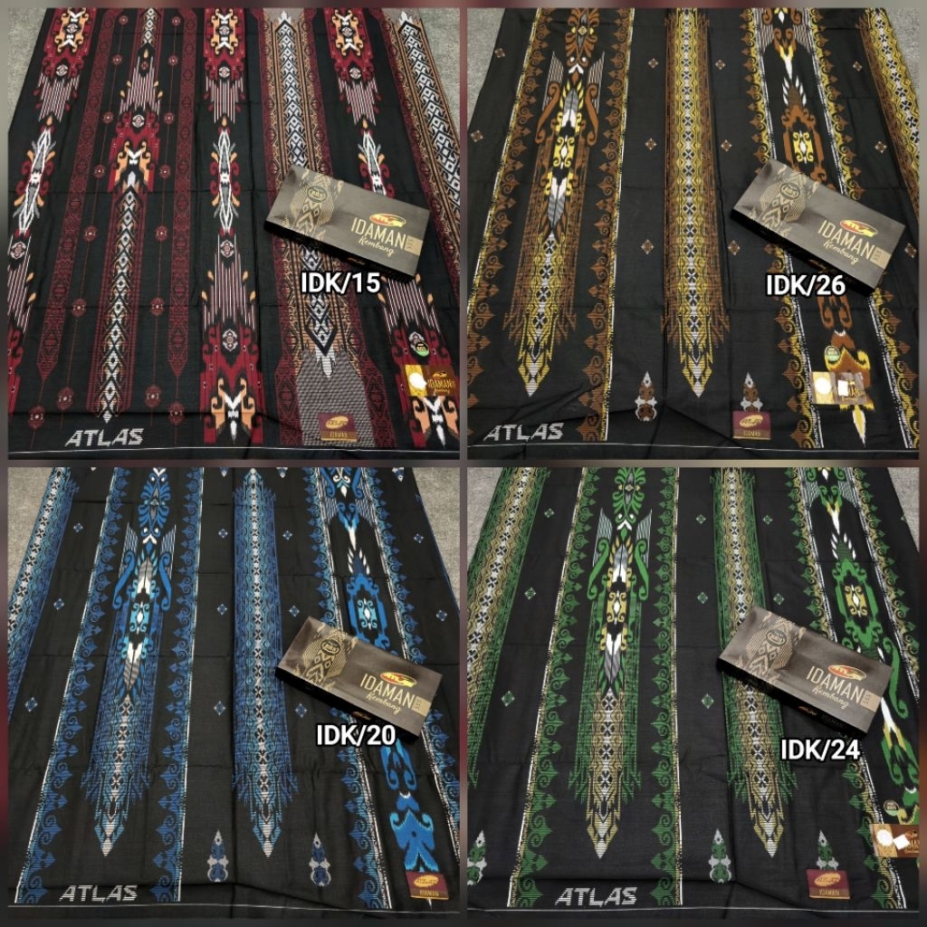 Sarung Atlas Idaman Kembang Original Motif Sarung BHS