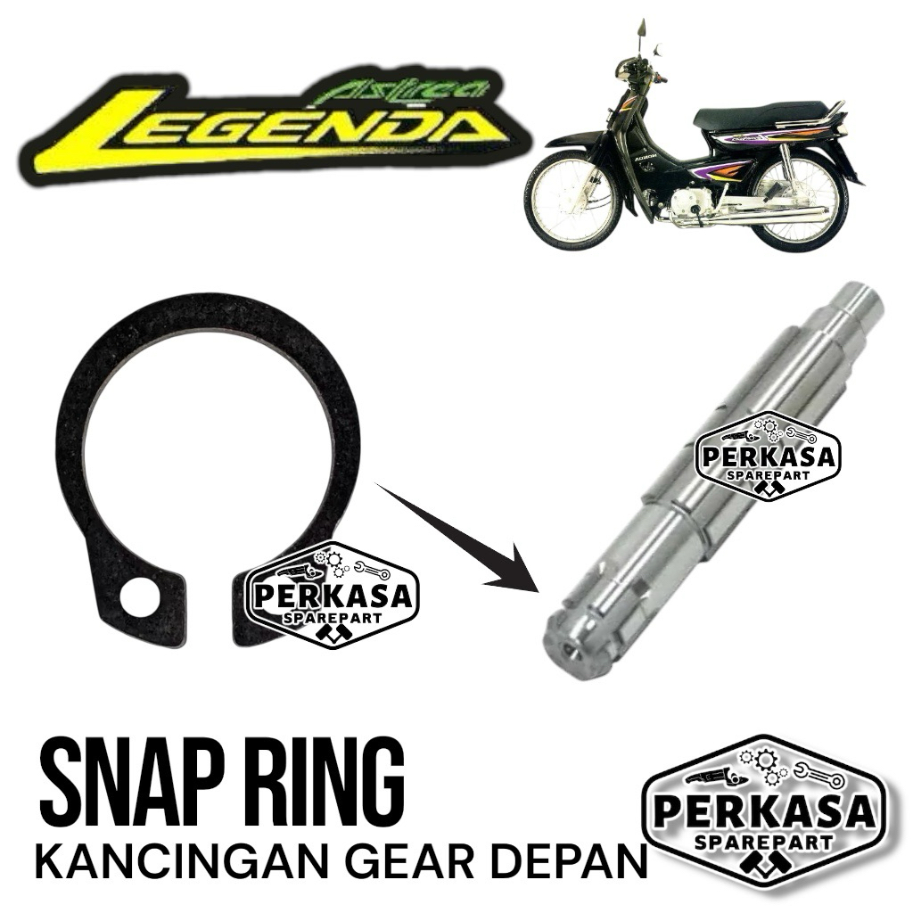 [BISA BELI 1] Snap Ring Snapring Honda Legenda Kancingan Gear Depan Sepeda Motor Honda LEGENDA
