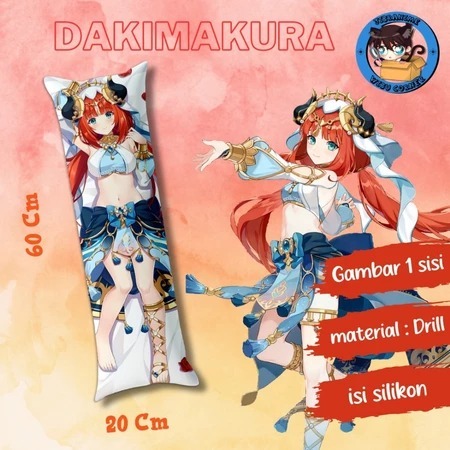 Dakimakura Premium HD / Bantal Guling Peluk Anime Nilou Genshin Impact