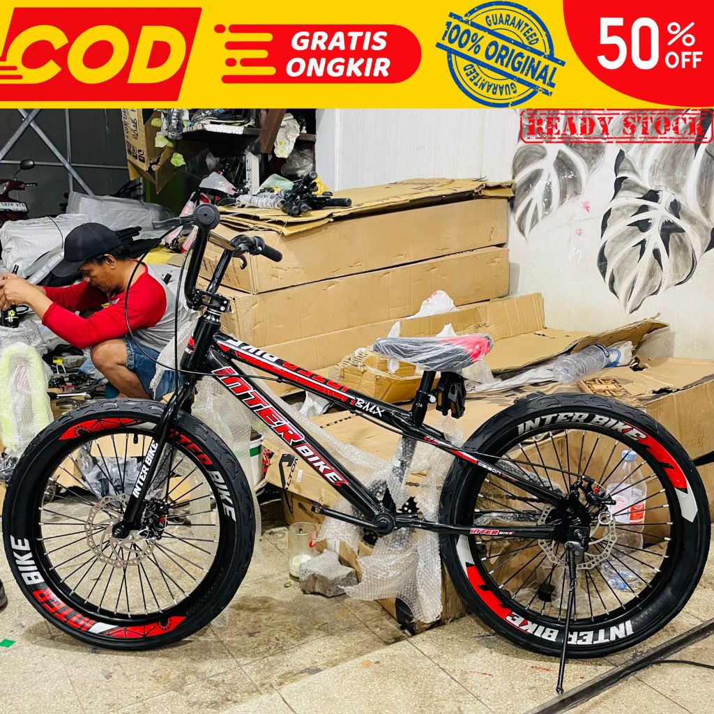 SEPEDA BMX MERK INTERBIKE 3.0 (BY : PACIFIC GROUP) SIZE 20 INCH