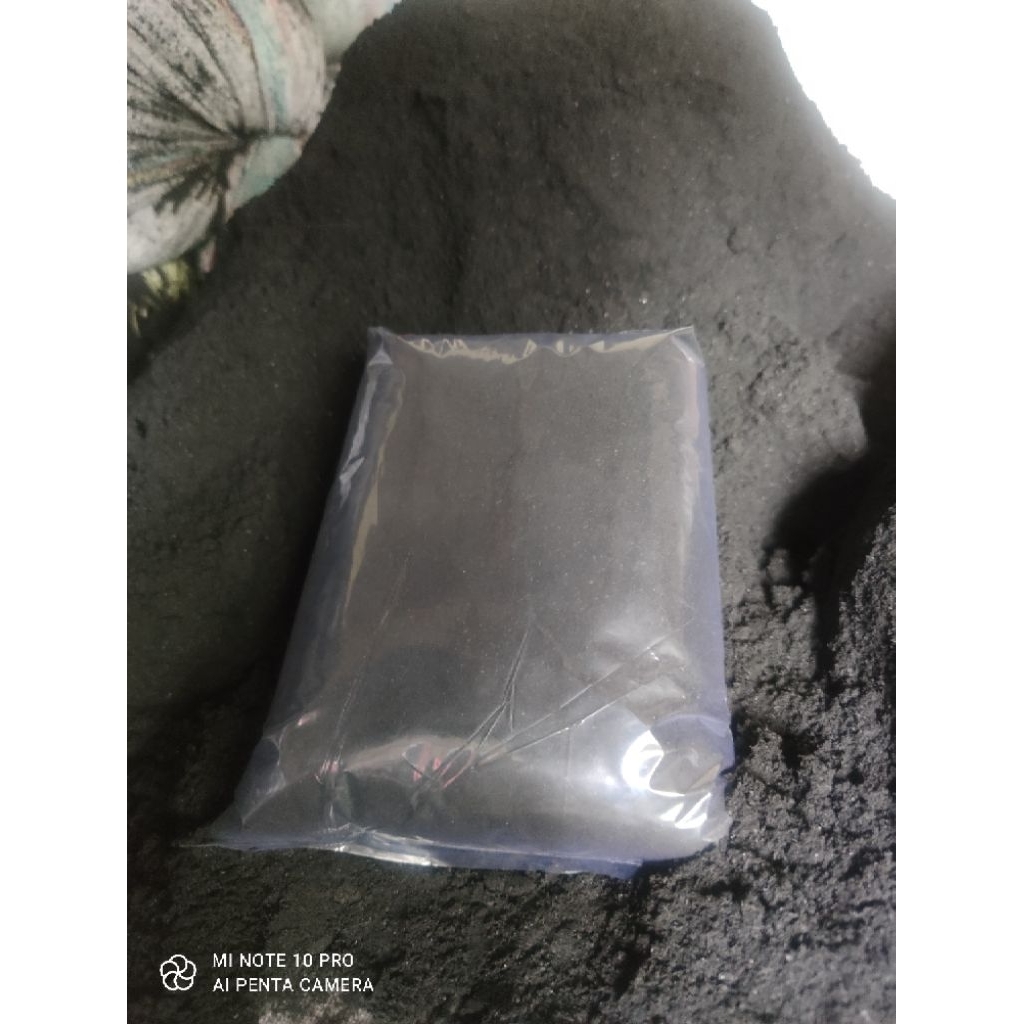 Abu Serbuk Arang Batok Kelapa Kemasan 500Gr