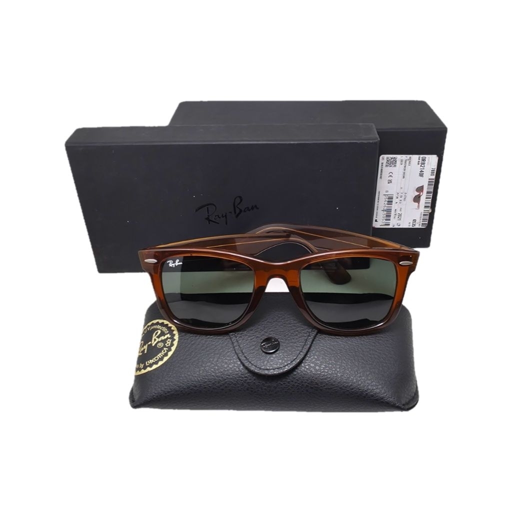 SUNGLASSES Kacamata Hitam RAYBAN WAYFARER Rb2140F 6776/31 52-20-150 3N ORIGINAL