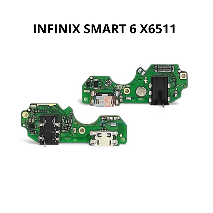 FLEXIBLE PAPAN CAS INFINIX SMART 6 / X6511 PAPAN KONEKTOR CAS / CHARGER + HF + MIC