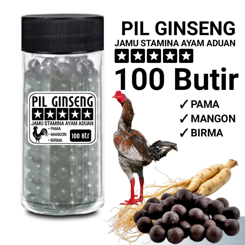Pil Gingseng ekstra fooding ayam aduan
