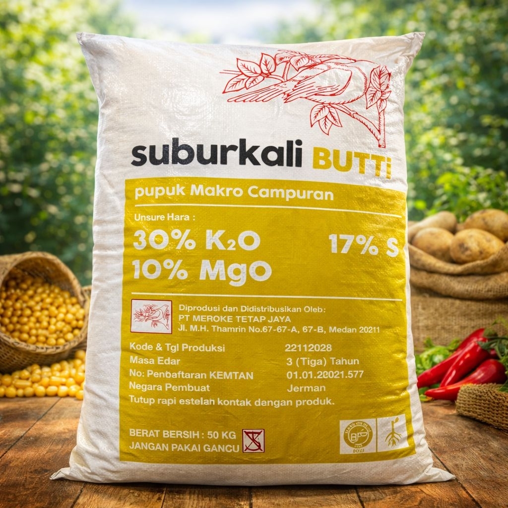 Pupuk Suburkali Butir 1 Kg - Suburkali Butir Kemasan Repack 1Kg, Suburkali Butir Ori