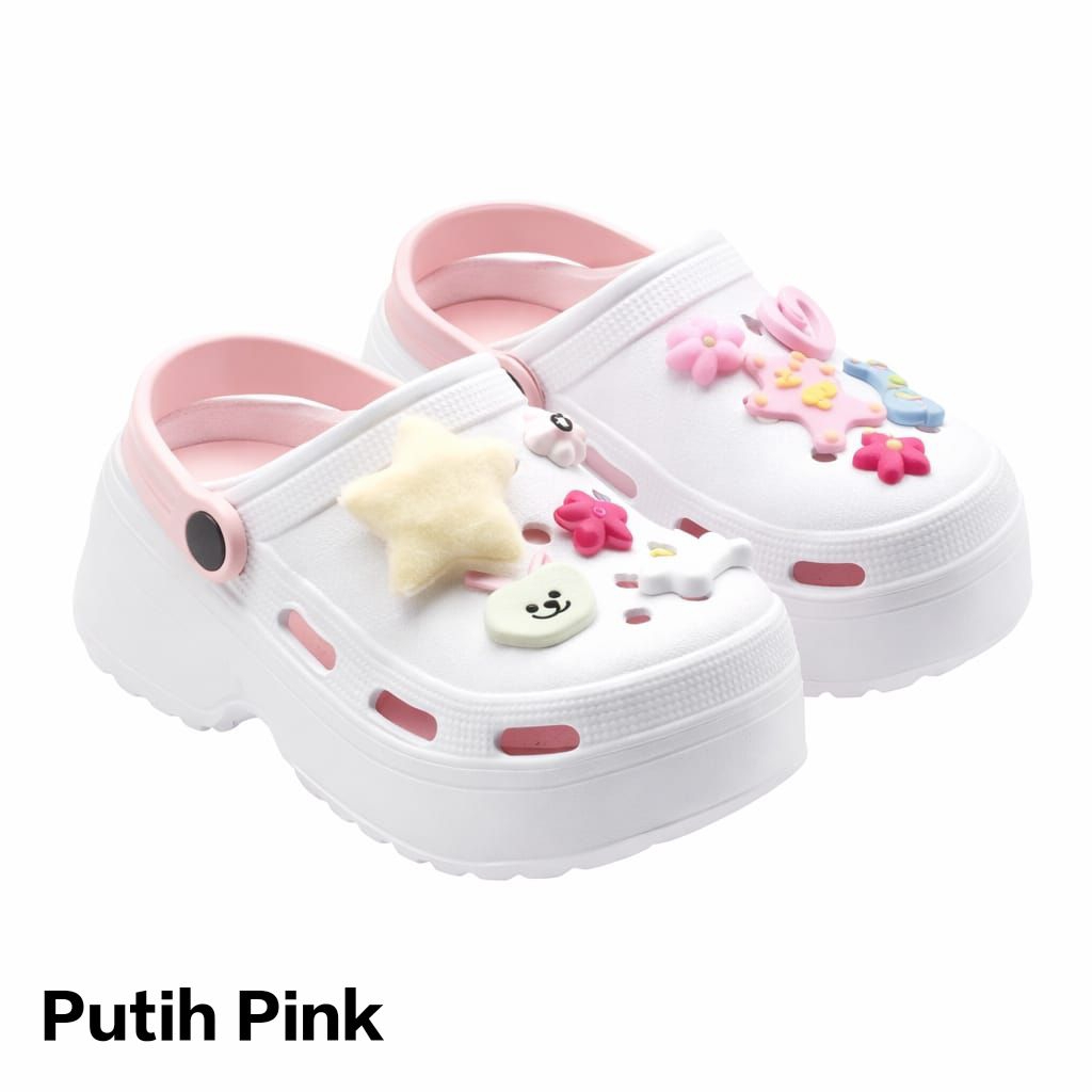 sandal baim wanita korea style/sandal crocs wanita