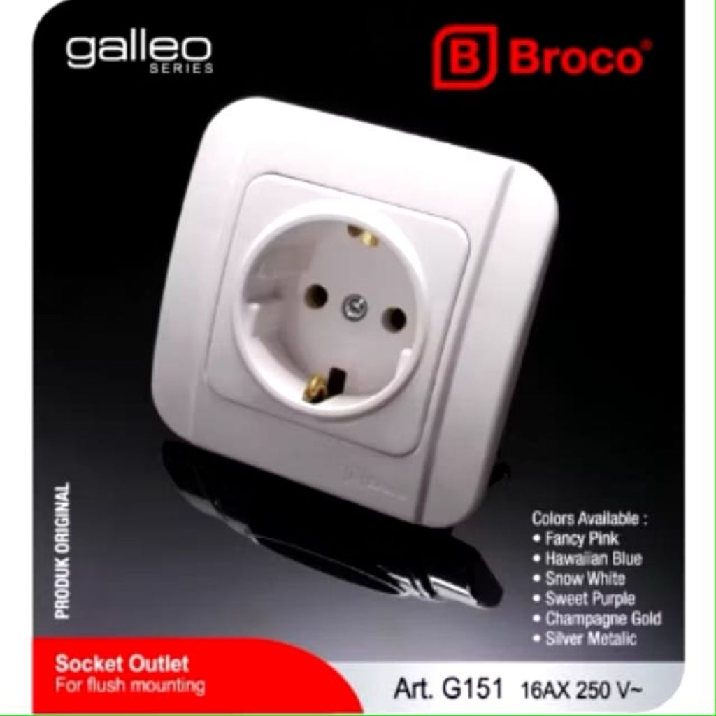 STOP KONTAK BROCO GALLEO / STOPKONTAK BROCO GALLEO