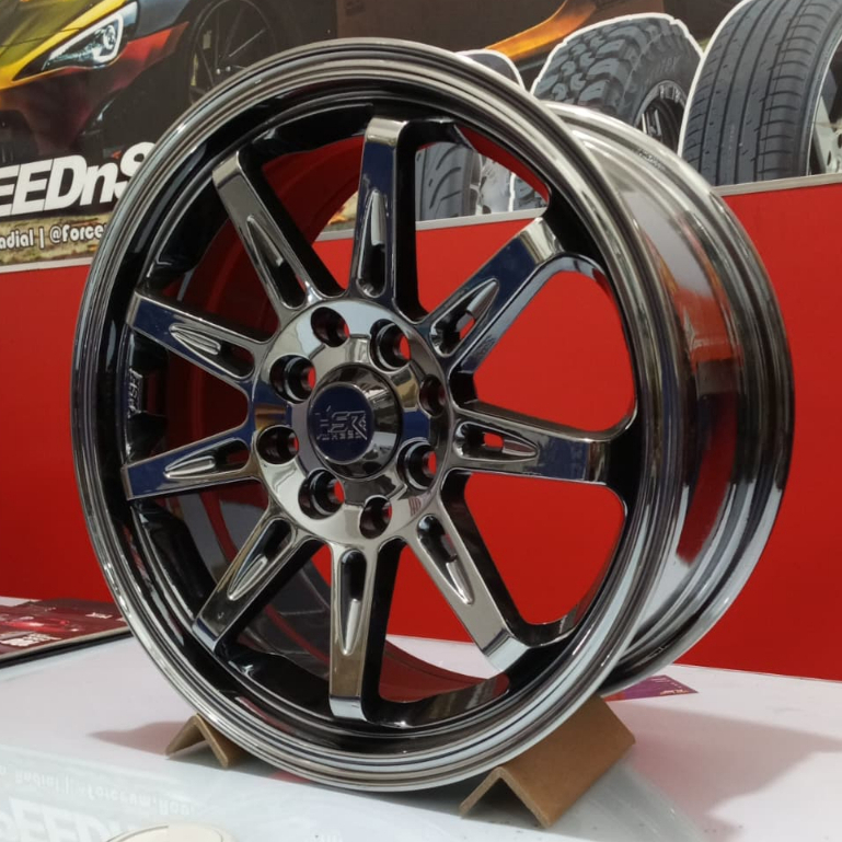 Velg racing hsr tikala ring 15 untuk avanza livina confero maestro jazz yaris baleno pelek r15 et40