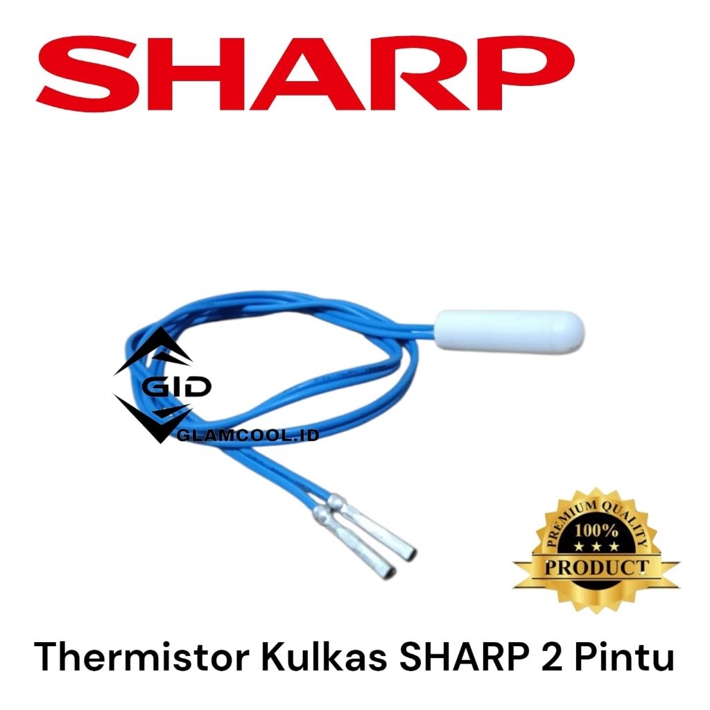 Thermid kulkas sharp 2 Pintu biru - thermistor kulkas sharp