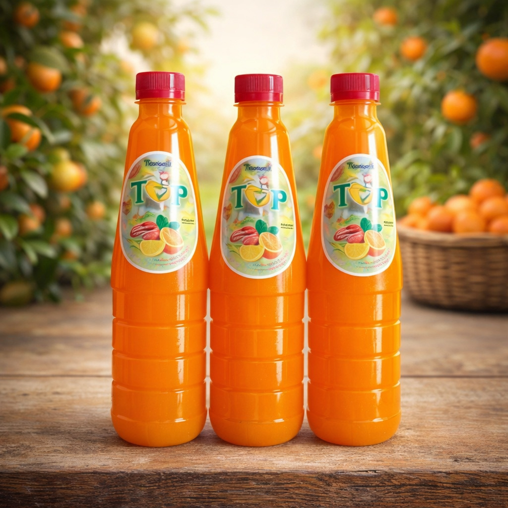 Sirup Jeruk TOP 630ml Orange Squash – Minuman Rasa Jeruk Segar Premium Botol Besar untuk Lebaran