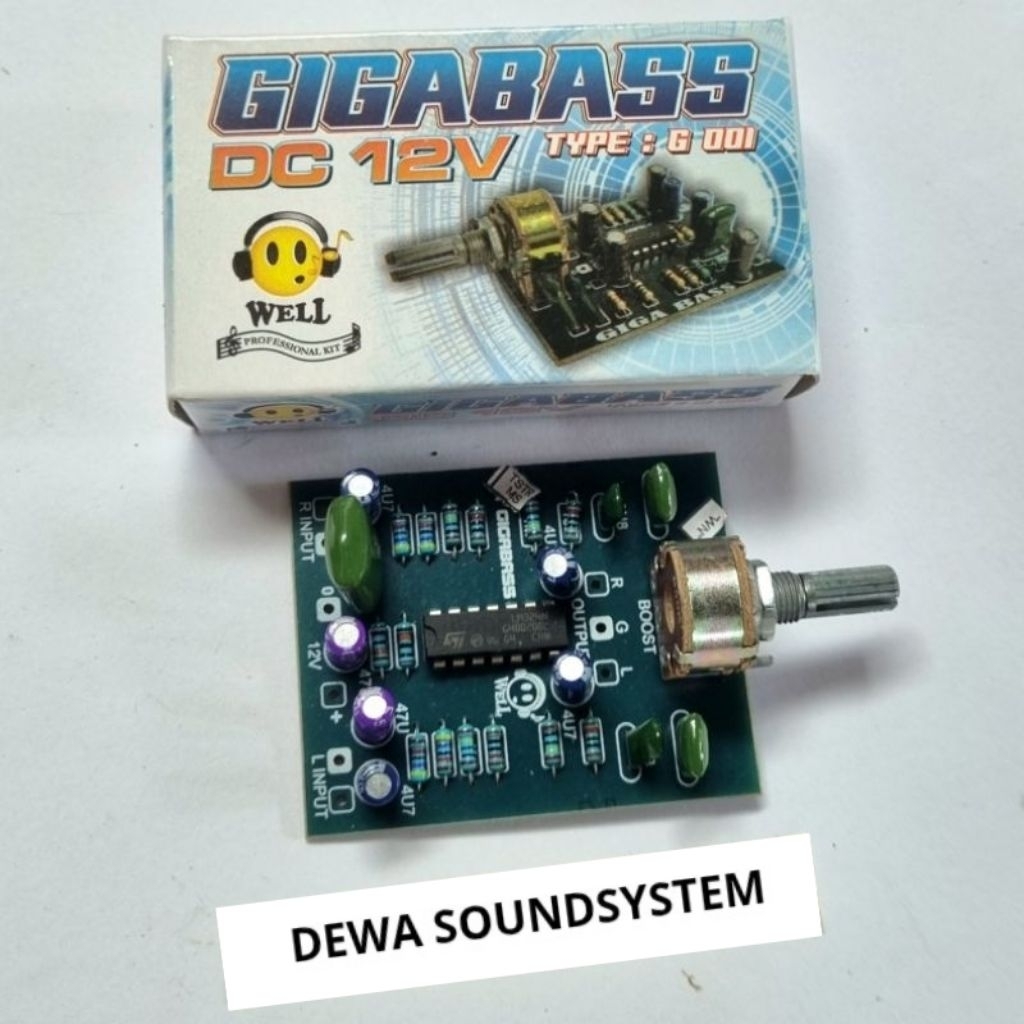 Kit Giga Bass 12V DC WELL