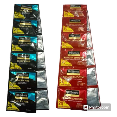 SAMPO TRESEMME SACHET / 1 RENCENG ISI 12