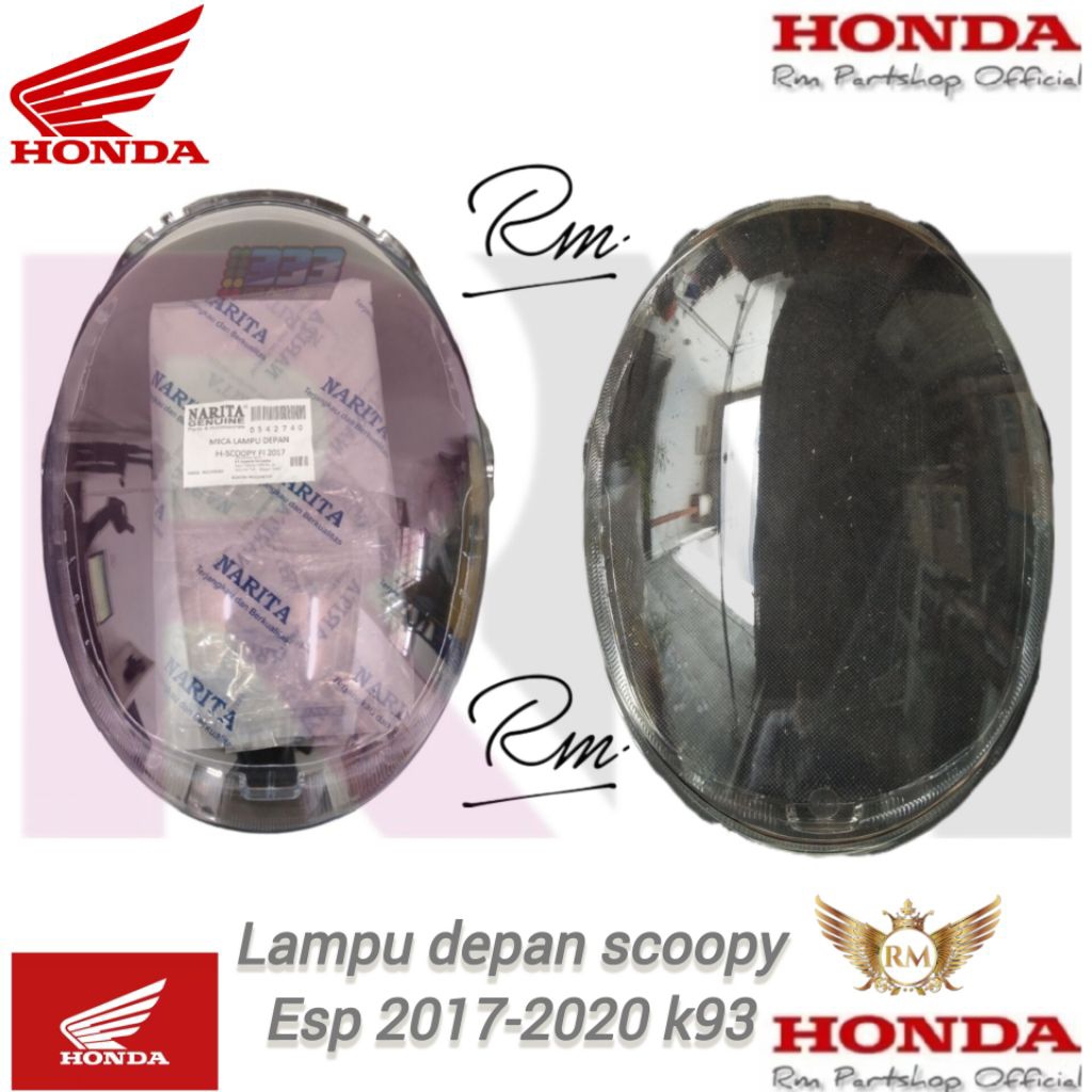 mika lampu depan mika reflektor scoopy esp donat k93