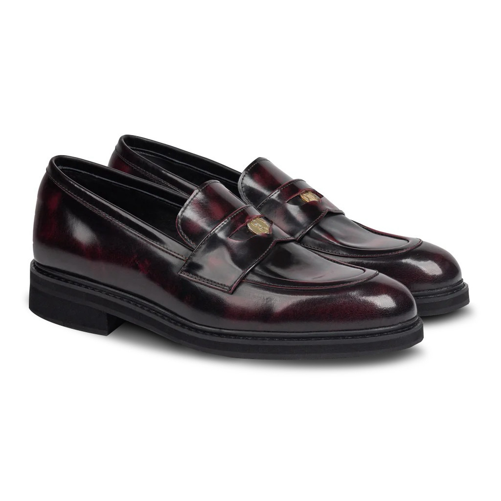 Quinn Penny Maroon - Nappa Milano - Sepatu Unisex