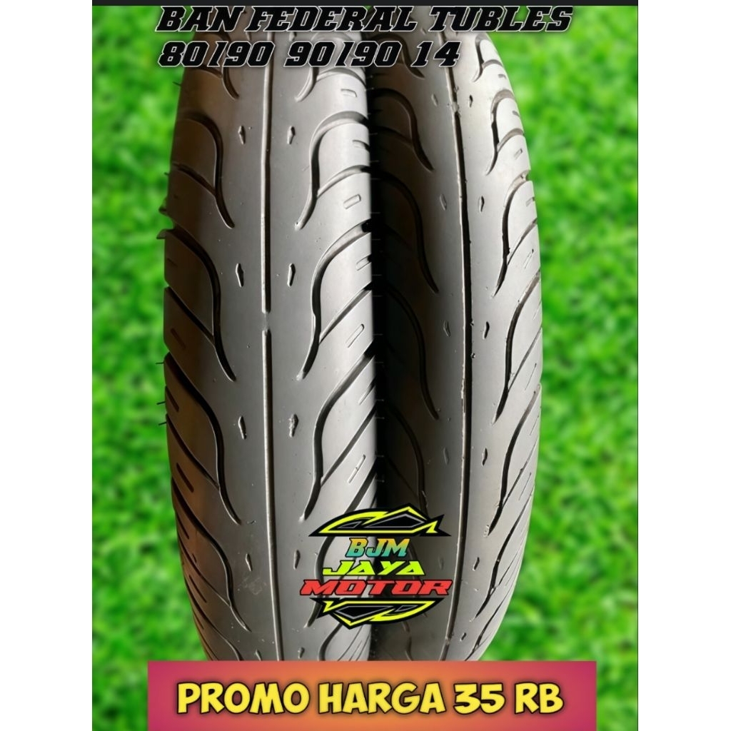 BAN FEDERAL 80/90 90/90 14 TUBLES