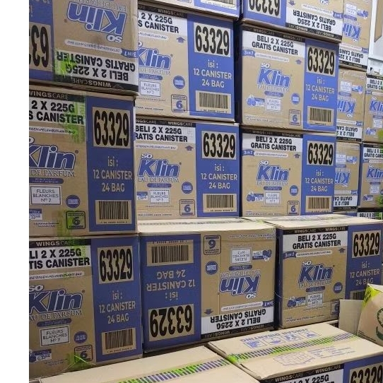 GRATIS BOX Soklin Detergen Bubuk 1 Dus