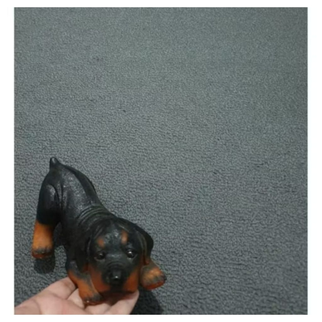 Pajangan patung anjing lucu