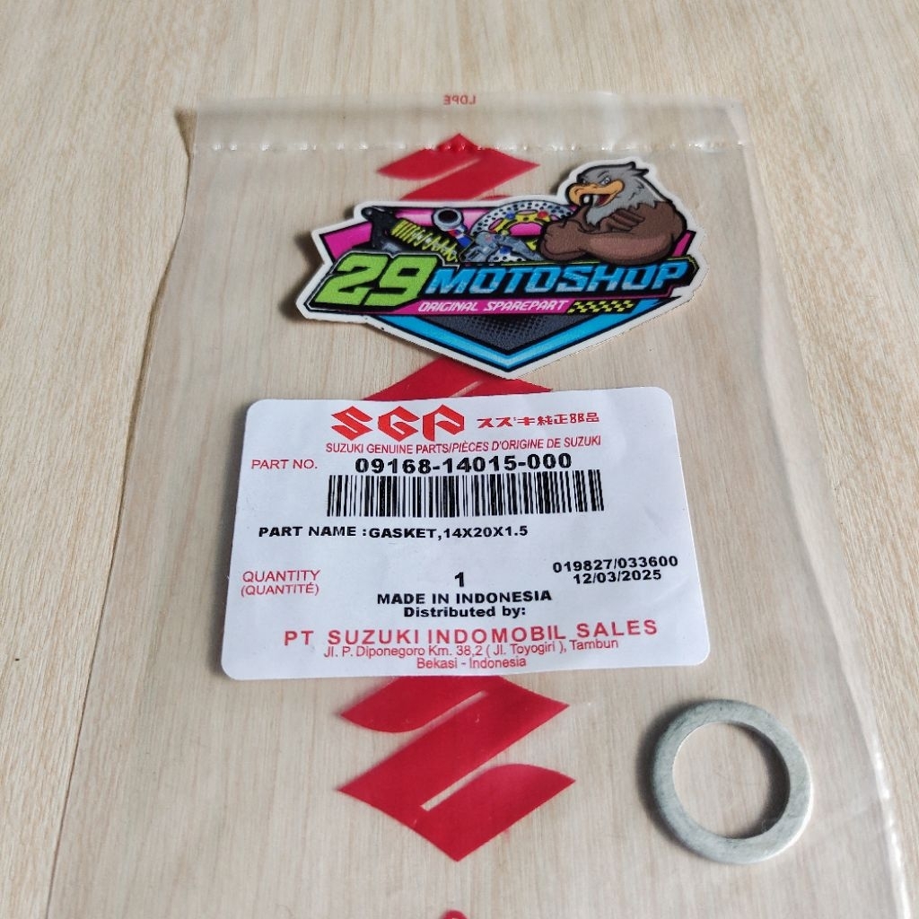 Ring Baut Oil Cooler Suzuki Satria Fu 150 Original SGP