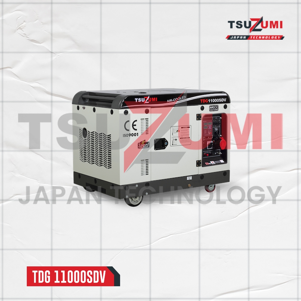 Genset Solar Silent 8000 Watt 3 Phase TDG11000SDV TSUZUMI