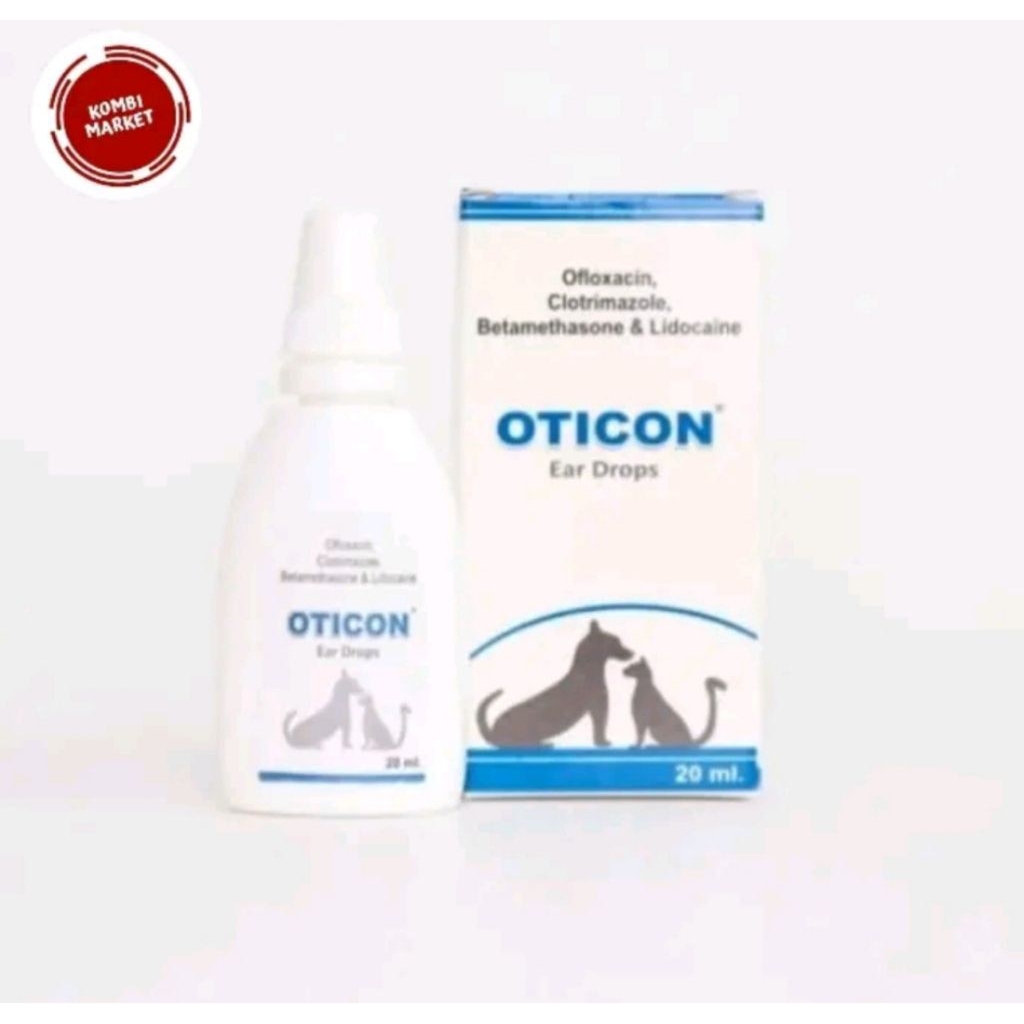 Oticon Ear Drops Dog Cat Obat Tetes Pembersih Telinga Anjing Kucing
